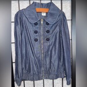 Anthem of the Ants Navy Jean Jacket